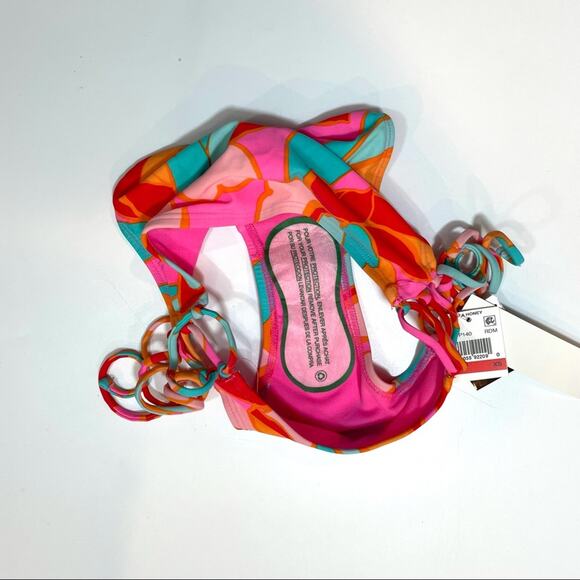Hula Honey red multi bikini swim bottom XSm - Picture 5 of 6